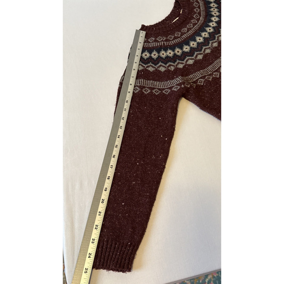 Weatherproof Vintage Women’s XS Fair Isle Nordic Knit Sweater Scandi Ski Winter - Picture 10 of 11